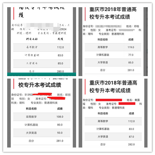 2018年重庆专升本考试成绩新鲜出炉,好老师教育专升本